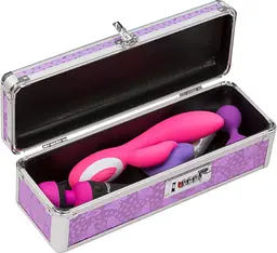 Кейс для зберігання секс-іграшок BMS Factory The Toy Chest Lokable Vibrator Case з кодовим замком - мініатюра 5