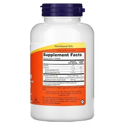 Жирні кислоти NOW Super Primrose 1300 mg, 120 капсул - мініатюра 2