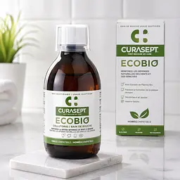 Ополіскувач для ротової порожнини Curasept Ecobio (без фтору та ментолу) 300 мл