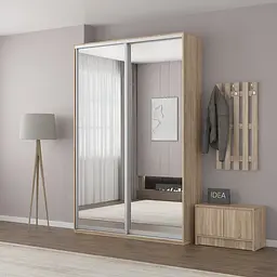 Шафа-купе Idea серія 1 160 x 45 x 240 см Дуб сонома Дзеркало