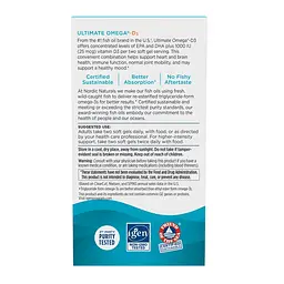 Риб'ячий жир Nordic Naturals Ultimate Omega-D3 зі смаком лимона 60 капсул - мініатюра 4