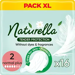 Гігієнічні прокладки Naturella Ніжний Захист Normal Plus (Розмір 2) 16 шт. (8700216045414)