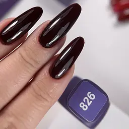 Гель-лак Reglance Platinum 826 “Merlot”, 12 мл - мініатюра 2
