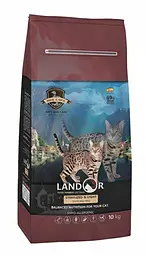 Сухий корм Landor Sterilized&Light Duck&Rice для котів із надмірною вагою та стерилізованих Качка з рисом 10 кг