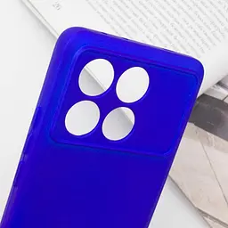 Чохол TPU GETMAN Liquid Silk Full Camera для Xiaomi Poco X6 Pro Синій / Iris - мініатюра 5