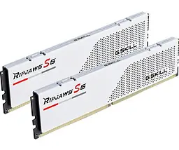 Модуль пам'яті G.Skill DDR5 32GB (2x16) Ripjaws S5 5600Mhz White Intel XMP (F5-5600J4040C16GX2-RS5W) - мініатюра 2