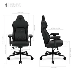 Крісло ігрове TX3 Core Smart Racer Black (TEGC-2069101.11) - мініатюра 9