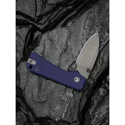 Ніж складаний кишеньковий Civivi Baby Banter Slip Joint (6 см) Nitro-V / G10 синій - мініатюра 10