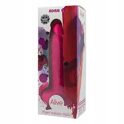Фалоімітатор Alive Adam Pink L 21 см рожевий - мініатюра 2