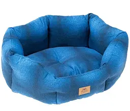 Лежак для собак та котів Ferplast Domino 50 Jeans синій 50x40x18 см 82248099