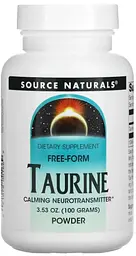 Таурин Source Naturals Taurine Powder 100 грам