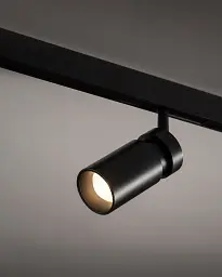 Магнітний трековий світильник Nowodvorski 11713 NANO-LVM Spot Zoom LED 1x2W 3000K 120Lm IP20 чорний - мініатюра 4