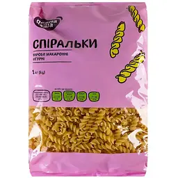 Набір: макаронні вироби Повна Чаша Ріжки 1 кг + Спіралі 1 кг + Пера 1 кг   - мініатюра 3