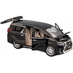 Колекційна металева модель автомобіля АвтоЕксперт Lexus LM300h з інерцією, світлом та звуком 1:24 - мініатюра 4