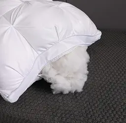 Подушка тісто з поліефірного волокна Hotel pillow 19534 50х70 см біла - мініатюра 7
