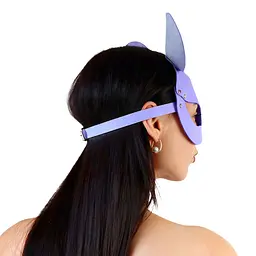 Шкіряна маска мишки Art of Sex - Mouse Mask, лавандова - мініатюра 2