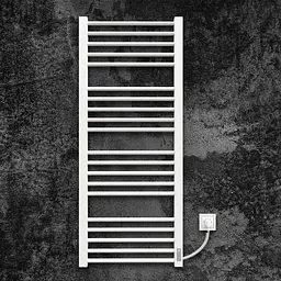 Електрична рушникосушарка Kosser Степ 1200x500 ER тайм. білий ДСТ04ERW, Білий матовий, Праве - мініатюра 2