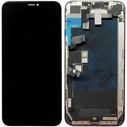 Дисплей iPhone XS Max, чорний, оригінал PRC з верхнім шлейфом