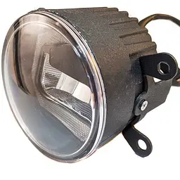 Протитуманні LED Фари круглі / Лінза з ДХО / D87мм / 12V / 6W / 6500K 2 шт. - мініатюра 3