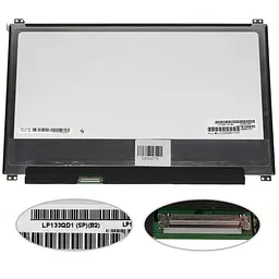 Матриця 13.3 LP133QD1-SPB2 3200х1800, 40pin eDP, LED, SLIM вертикальні вушки, матова, роз'єм ліворуч знизу для ноутбука