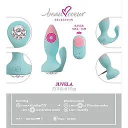 Анальний стимулятор Beau coeur Juvela RC Butt Plug - мініатюра 13