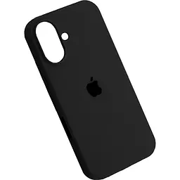 Силіконовий чохол з MagSafe для Apple iPhone 16 Plus чорний AAA [175887] - мініатюра 4