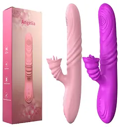 Вібратор Angelia, USB, 3 режими поштовхів / 20 вібрацій, фіолетовий, серія Boss 26-00141-1 101965 - мініатюра 2