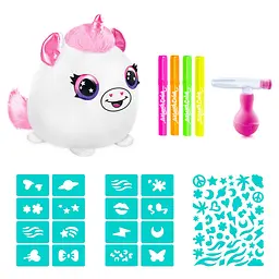 Набір для творчості Canal Toys DIY Airbrush Plush Сквіш Неон сюрприз (AIR022) - мініатюра 6