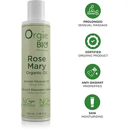Масажна олія Orgie - Bio Rosemary Organic Oil (100 мл) - мініатюра 3