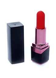 Міні-вібратор Rechargeable Lipstick чорний - мініатюра 2