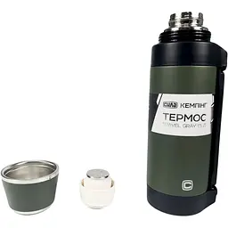 Термос Сила Travel Gray 1.5 л зелений 960666-IS - мініатюра 3