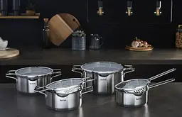 Набір посуду Nordica, 10пр., нержавіюча сталь, скло Tefal kuh0014751 - мініатюра 6