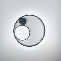 Сучасний настінний або стельовий LED світильник Ø 45 см Line F Арт. WMJ26-450*H70 SandBK - мініатюра 3