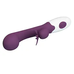 Вібратор Pretty Love Butterfly Kiss Vibrator Dark Purple - мініатюра 7