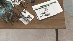 Стіл журнальний Монтана Ferrum-decor 45x100x50 Чорний метал ДСП Дуб Сонома Трюфель 16 мм (FRD-106715) - мініатюра 2