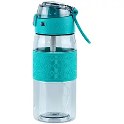 Пляшечка для води Kite 600 мл сіро-зелена (K24-1201-1) - мініатюра 2