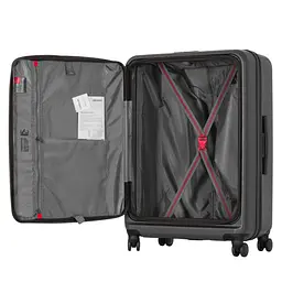 Wenger Валіза Wenger Skyon Hardside Large, велика, полікарбонат, TSA, 4 колеса, розширення, сірий - мініатюра 9