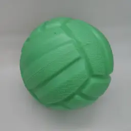 Великий волейбольний м'яч для собак зі звуком Bonny TPR Pet Teething Dog Chew Toy, L Зелений