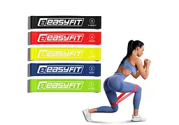 Гумки для фітнесу EasyFit набір 5 шт (EF-1813) - мініатюра 1
