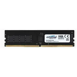 Модуль пам'яті для комп'ютера DDR5 16GB 6400 MHz Micron (CT16G64C52CU5)
