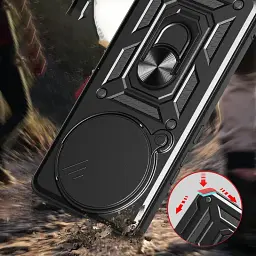 Панель BeCover Military для Poco X7 Black (712873) - мініатюра 3