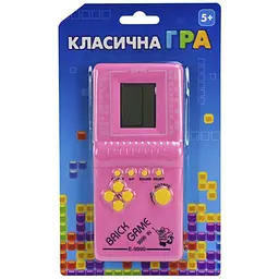 Дитяча інтерактивна іграшка Bambi "Класична гра Тетріс" 725-60(Pink) рожевий