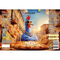 Пиво Forever Pizza світле нефільтроване 6.5% 0.5 л - мініатюра 2
