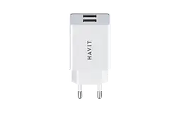 Зарядний пристрій Havit 2USB білий (HV-UC003B) - мініатюра 4