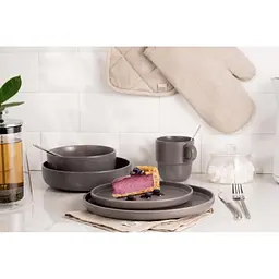 Тарілка Ardesto Trento Dinner 26,5 см Grey (AR2926TG) - мініатюра 2