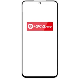 Скло дисплея Oppo Reno 10 чорне, з OCA-плівкою, оригінал G+OCA PRo