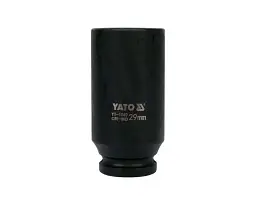 Головка торцева ударна 6-гранна Yato подовжена квадрат 1/2" М= 29 мм L= 78 мм (YT-1049) - мініатюра 2