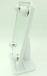 Дзеркало для макіяжу з LED підсвічуванням на підставці холодне нейтральне тепле світло Cosmetie Mirror HH083 білий - мініатюра 6