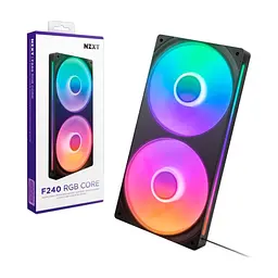 Кулер до корпусу NZXT F240 RGB Core Fan (Single Frame) - Black (RF-U24HF-B1) - мініатюра 8