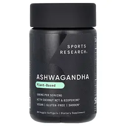 Ашваганда Ashwagandha 60 жидких капсул Sports Research vit0006534